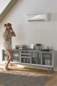 Ein Klimagerät von Stiebel Eltron sorgt für Wohlbefinden.......