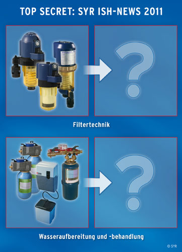Gleich mehrere Neuheiten aus den Bereichen Wasseraufbereitung...