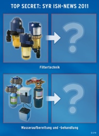 Gleich mehrere Neuheiten aus den Bereichen Wasseraufbereitung.......