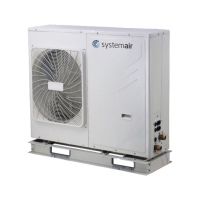 Die neue Monoblock-Luft-Wasser-Wärmepumpe SYSHP MINI DCI von Systemair.<br />Bild: Systemair