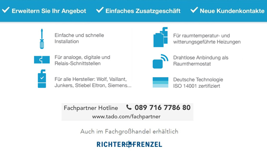 tado° Fachpartnerprogramm