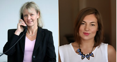 Antje Intemann, Natascha Schneider(v.l.n.r.)
