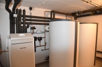 Die WPF 16 mit den beiden Integralspeichern SBS 601 W SOL.