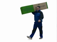 Die acht Kartons in der Palettenbox können auch einzeln.......