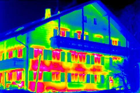 Eine  Thermografie kann energetische Schwachstellen eines Hauses aufzeigen. Foto: eza