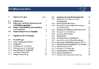 Ein Blick in das Inhaltsverzeichnis zeigt die umfangreiche Themenvielfalt.