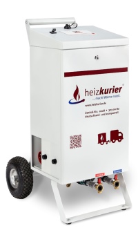 heizkurier triMobil - speziell für Einsätze bei Heizungsstörung oder -ausfall sowie zur Estrichtrocknung und Baubeheizung konstruiert<br />Bild: www.heizkurier.de