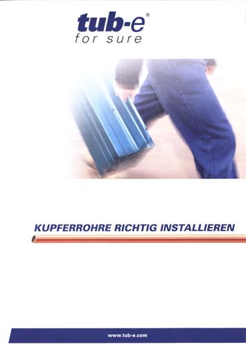 Broschüre zur fachgerechten und zuverlässigen Kupferrohr-Installatio...