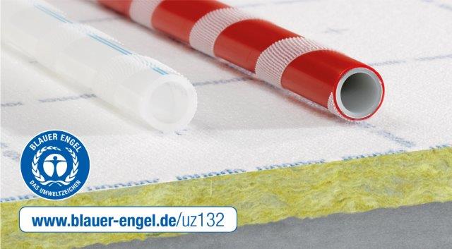 Die Flächenheizung Uponor Klett Silent mit Mineralfaserdämmung...
