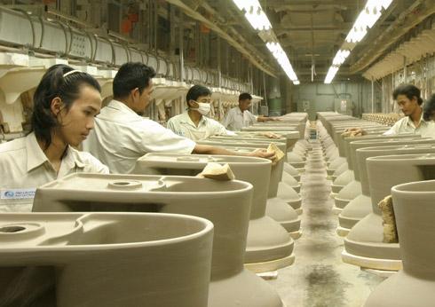 In der thailändischen Produktion.