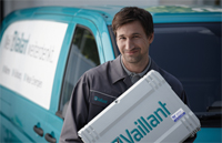 Der Vaillant Werkskundendienst ist vom TÜV Saarland.......