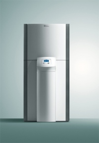Vaillants Zeolith Heizgerät - Wärmeerzeugung aus Gas, Umweltwärme und Sorptionsprozess mit Zeolith. Foto: Vaillant