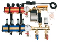 Die Pumpenverteilerstation von Variotherm. Foto: Variother.......