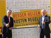 Umweltminister Johannes Remmel und Verbraucherzentralen-Vorstand.......