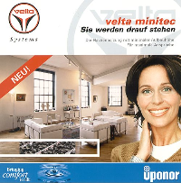 Neue Broschüre für Bauherren:<br>velta minitec - Sie werden drauf stehen