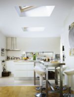 Das Flachdach-System von VELUX sorgt jetzt auch unter.......