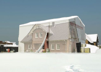 Hausbau uterm Zelt