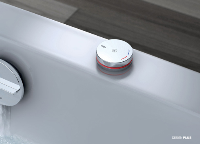 Multiplex Trio E von Viega kontrolliert zuverlässig und voll automatisch Wasserstand und Wohlfühltemperatur in der Badewanne. Foto: Viega
