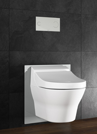 Ausgesprochen variabel: Das neue Eco Plus-Dusch-WC-Element.......
