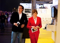 Fernseh-Journalistin Angela Elis und Moderator Christoph Brüske führten informativ und humorvoll durch den Abend.