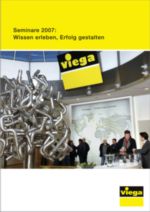 Die Broschüre „Viega-Seminare 2007“ ist erschienen.......