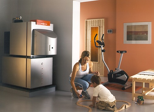 Der Vitolaplus 300 von Viessmann ist bei Öl-Brennwerttechnik...