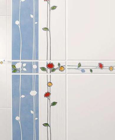 Mit "Flowerplay" frische Akzente im Bad setzen...