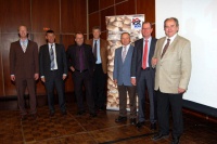 Gute Stimmung herrschte bei den Referenten und den Vertretern des BDH auf dem 1. Zukunftsforum für das Schornsteinfegerhandwerk in Ulm. Foto: VSE e.V. im BDH<br />