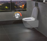 Der ViSeat von Villeroy & Boch. Bild: Villeroy & Boc.......