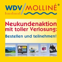 Das Stuttgarter Familienunternehmen WDV/Molliné®  startet eine Sonder-Aktion mit Angeboten zum Zugreifen und tollen Geschenken. Bild: WDV