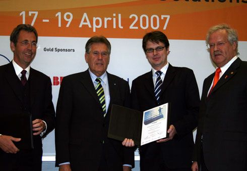 (v.l.n.r) Stephan Kohler; Michael Glos, Bundesminister...