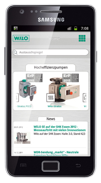 Die App „Wilo Assistent“ des Dortmunder Pumpenherstellers.......