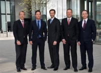 Der Vorstand der Wilo-Gruppe. V.l.n.r.: Dipl.-Ing........