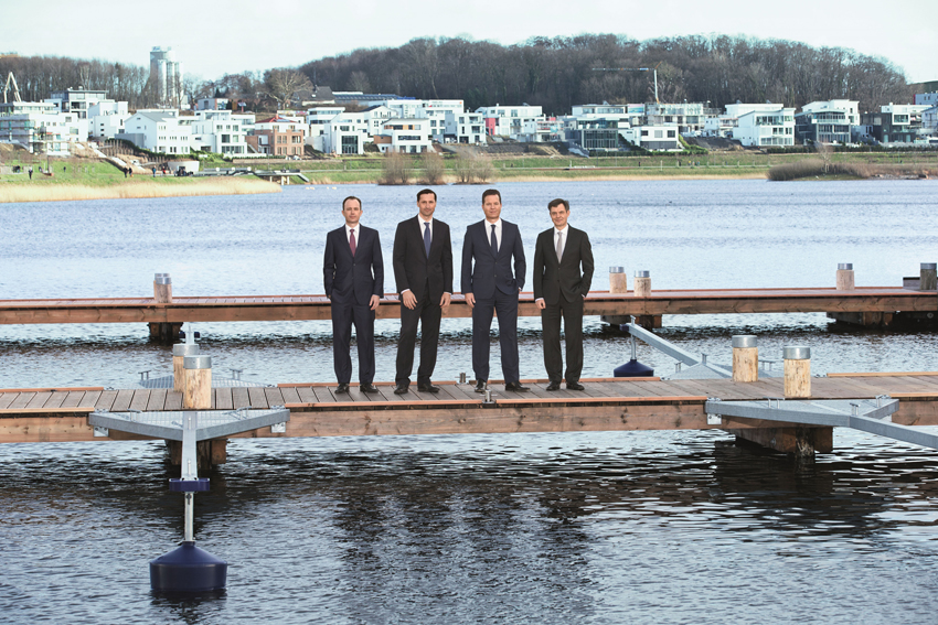 Das Executive Board der Wilo Gruppe am Phönix See in...