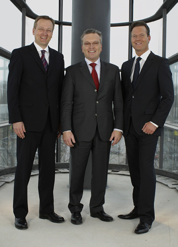 Der Vorstand der WILO SE (von links nach rechts): Dr....