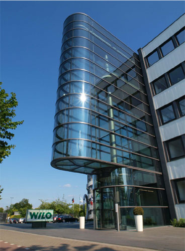 Die Wilo Zentrale in Dortmund. Bild: Wilo