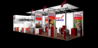 Zeigt sich auch anlässlich der ISH 2011 wieder von seiner besten Seite: Der Stand von Windhager Zentralheizung in  Halle 8.0, Stand H 60. Grafik: Windhager Zentralheizung<br />