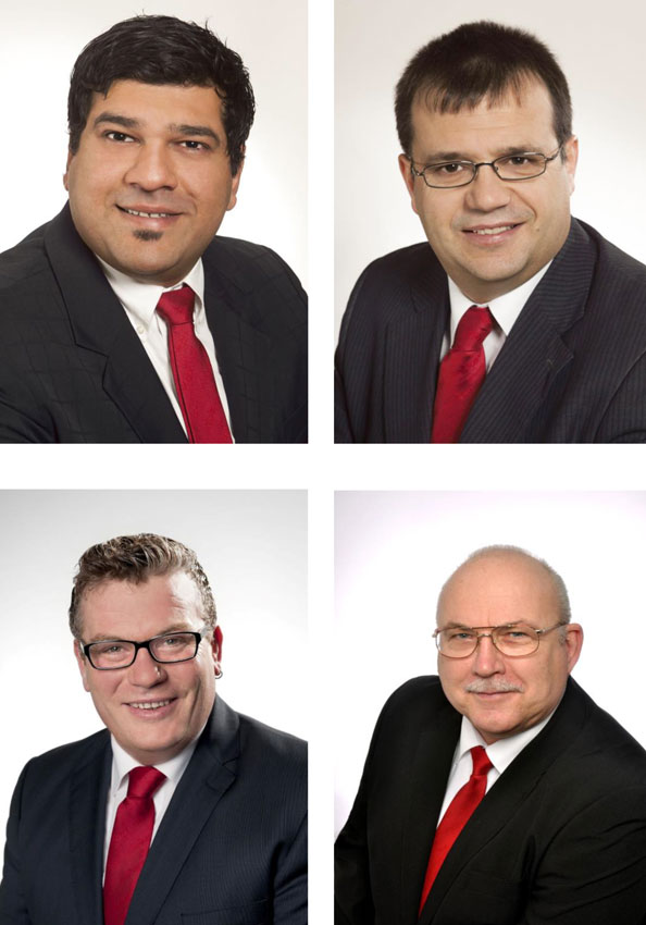 Die neuen Ansprechpartner der Windhager-Kunden in Süddeutschland:...