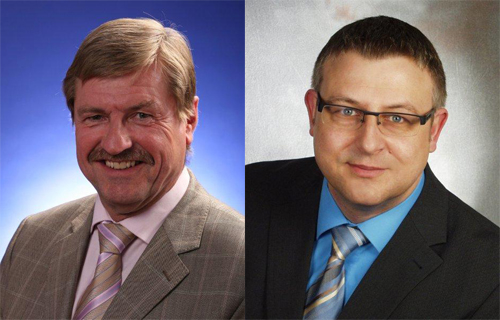 Alfred Kordts (li) und Frank Möhle sind die beiden...