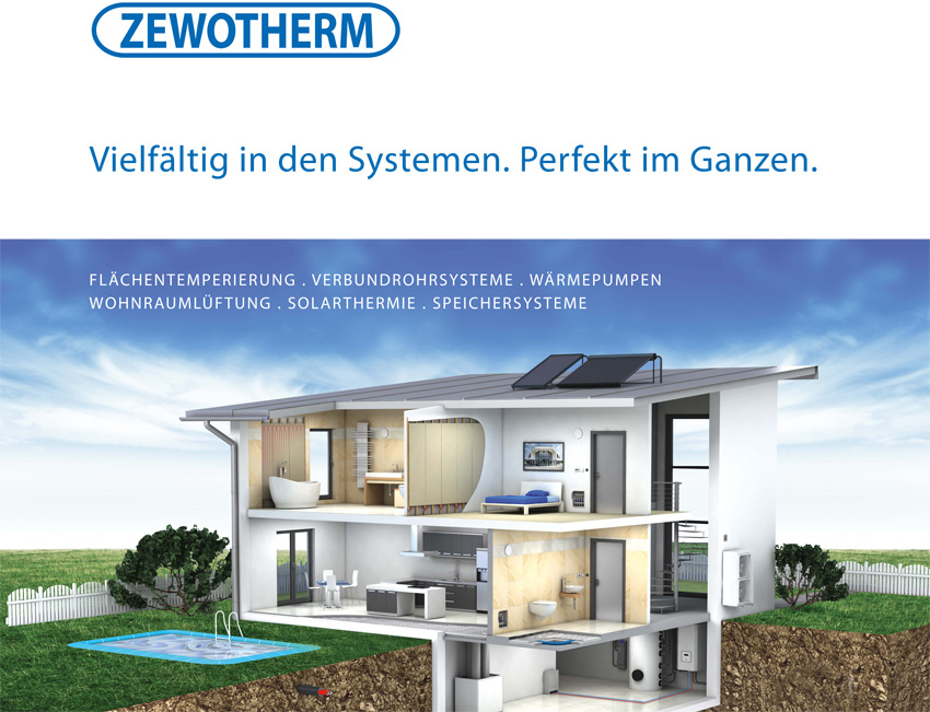 Das ZEWOTHERM Energiehaus. Bilder: Zewotherm