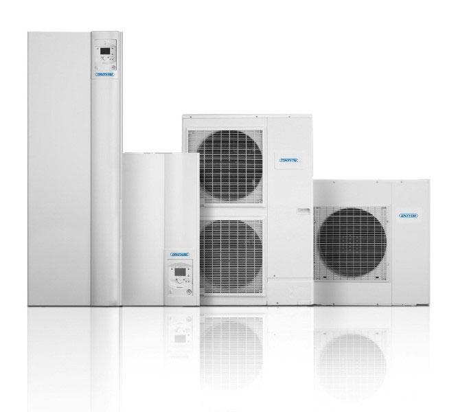 Das Wärmepumpensystem „ZEWOTHERM DUO“ mit Inverter-Technologie...