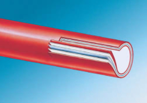 Abb. 6.5. Schichten eines Metall-Verbundrohres.