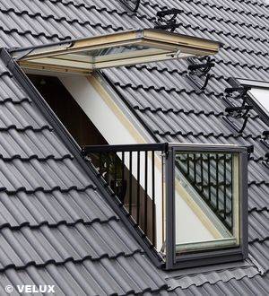 VELUX CABRIO™ Dachaustritt(Ausklapp-Balkon)