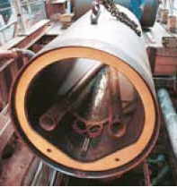 Polycrete ® Vortriebsrohr mit Drachenprofil 