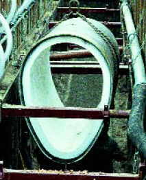 Polycrete ® Eiprofil-Rohr 
