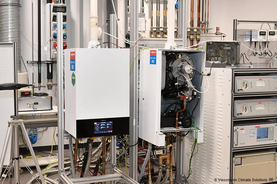 Entwicklung im Technikum "H2ready"-Brennwertgeräte für den Betrieb mit reinem Wasserstoff
