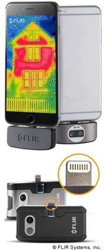 Wärmebildaufsatzkamera ONE® Pro LT für Smartphones