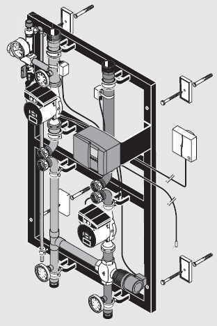 Uponor-Zentral-Regelstation mit integriertem Regler 3D für die Schnee- und Eisfreihaltung von Freiflächen