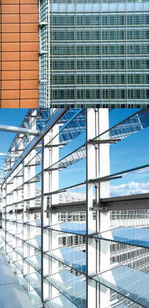 Sonnenschutz Vorsatzfassade