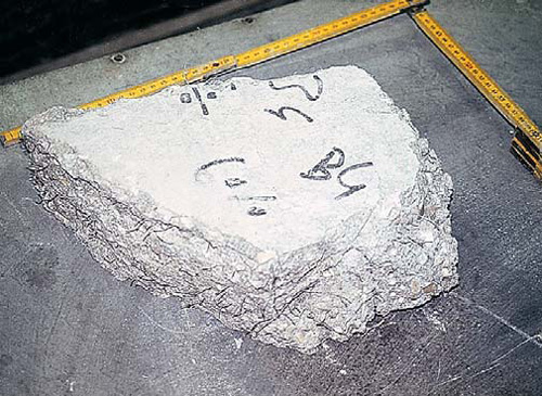 Abb. 13. Stahlfaserestrich im Schnitt.